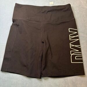 DKNY Gym Shorts w/Silver Logo Size M